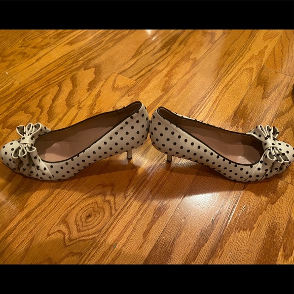 Polkadot black and white red Valentino low heels - Picture 4 of 7